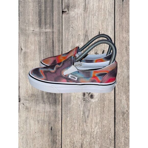 Vans Unisex Classic Slip On Dark Aura Multicolor Skate Shoes Mens 4.0 Womens 5.5 - Picture 3 of 9